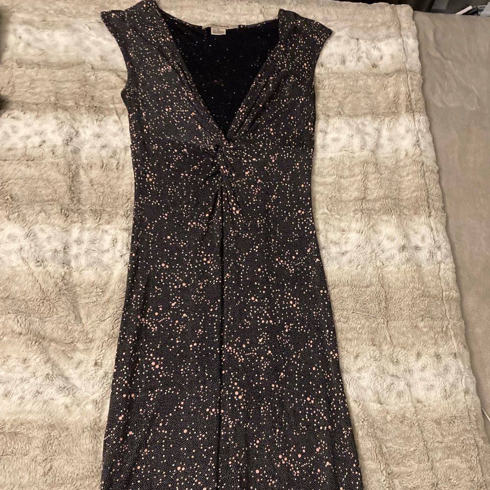 : : VINTAGE FREE PEOPLE Low Cut Polka Dot Cap Sleeve / Sleeveless Dress : : - Picture 16 of 16